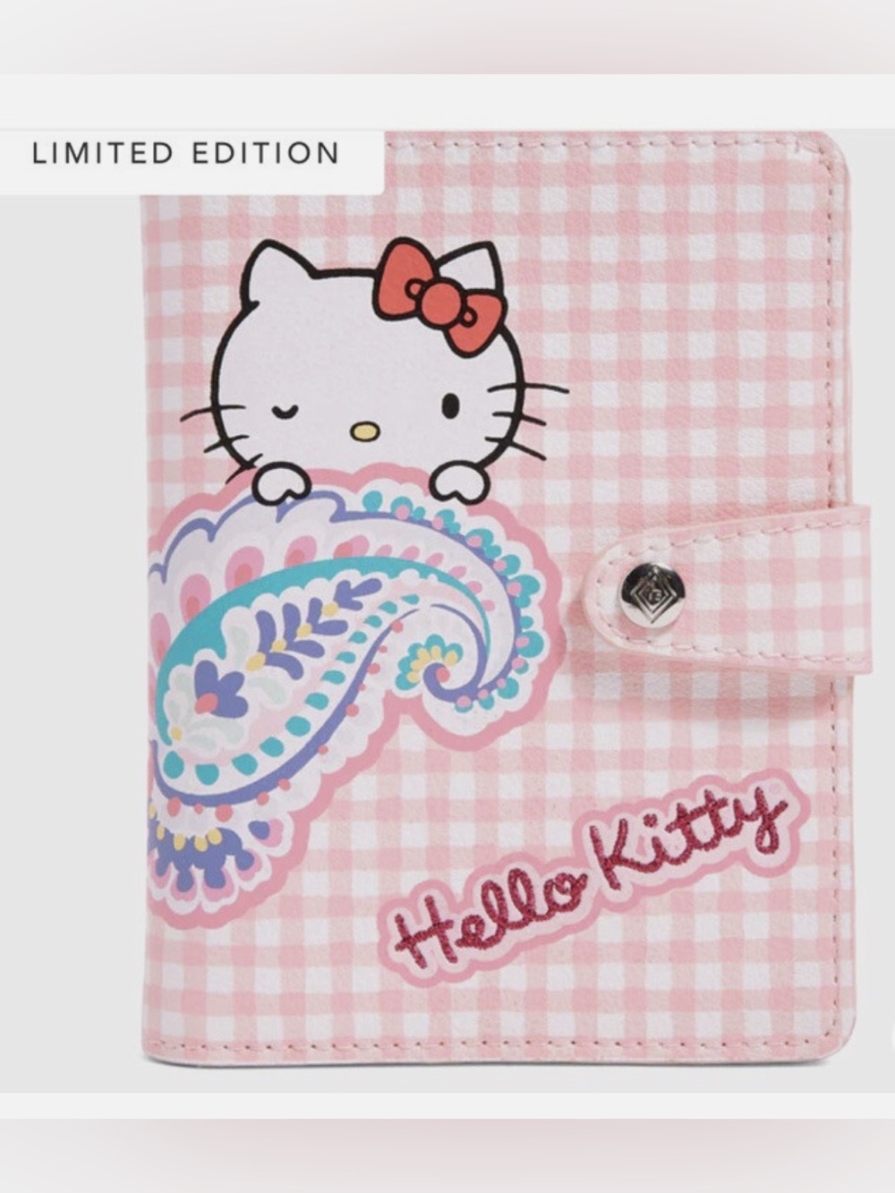 Vera Bradley X Hello Kitty RFID Passport Wallet Paisley